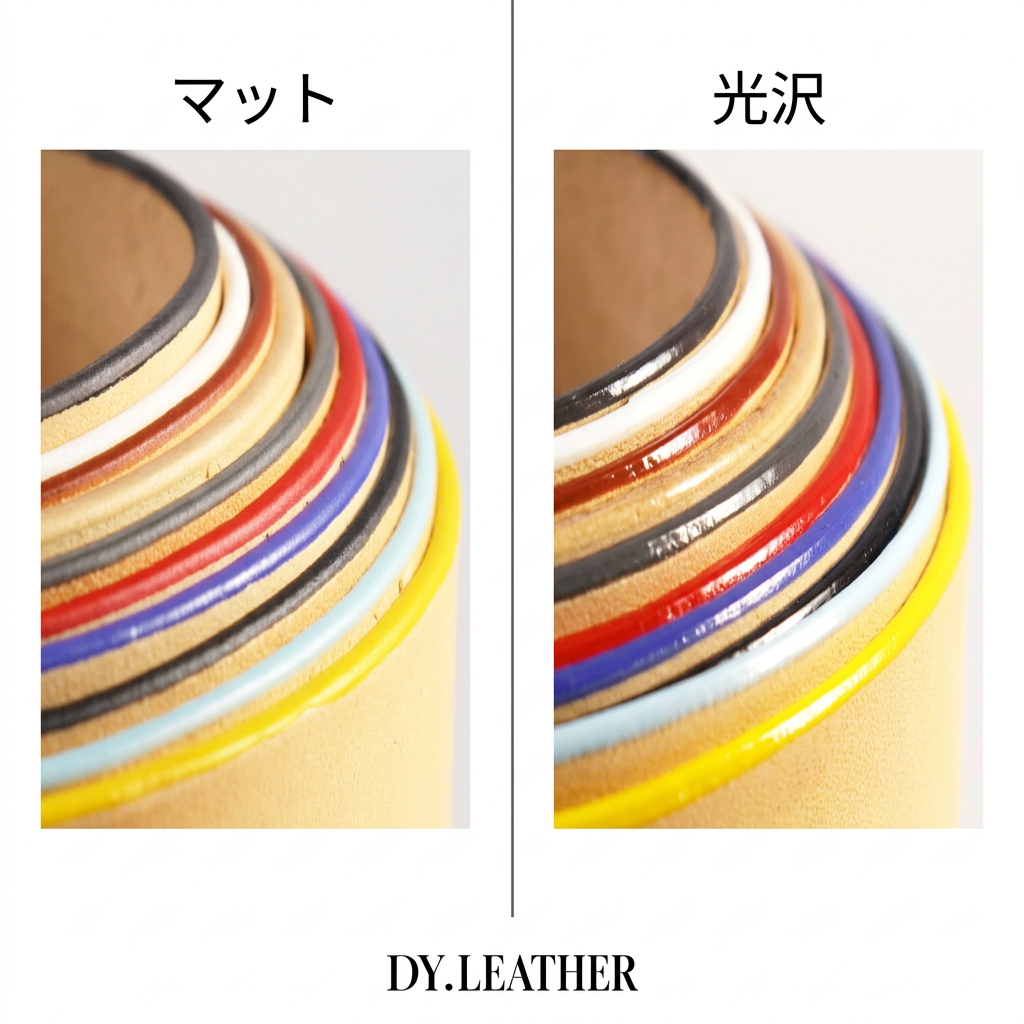 コバプラス マットと光沢の仕上がり比較