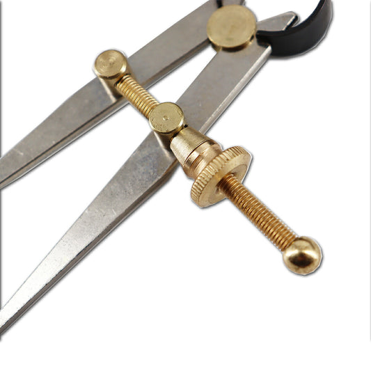 【お買い物マラソン×ポイントアップ】ネジ式コンパスDY.leatherレザークラフト工具仕立て工具加工道具DIY調整回転コンパスツールレザークラフトパーツサイズ調整パーツ取り付け寸法デザインレザー