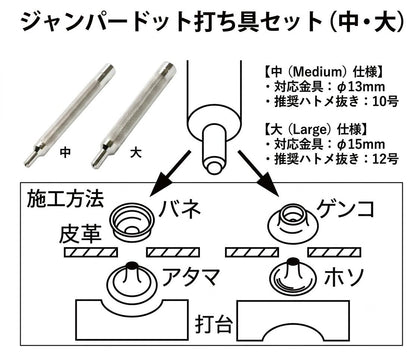 【レザークラフト】クラフト社ジャンパードット打