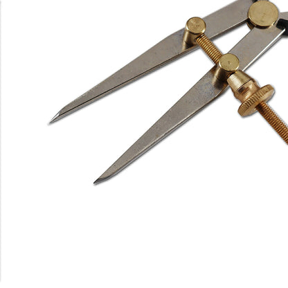 【お買い物マラソン×ポイントアップ】ネジ式コンパスDY.leatherレザークラフト工具仕立て工具加工道具DIY調整回転コンパスツールレザークラフトパーツサイズ調整パーツ取り付け寸法デザインレザー